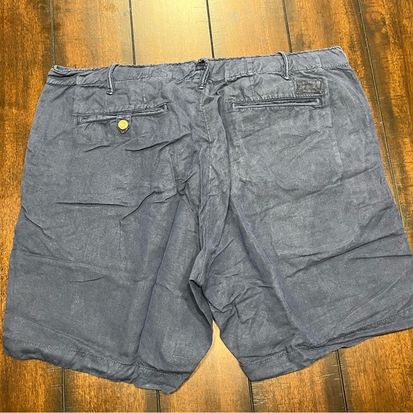Polo by Ralph Lauren Linen Navy Shorts - Picture 2 of 2